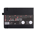 Sakura Schetsboek Sakura 80 zwarte vellen 140gr 210x148mm zwart