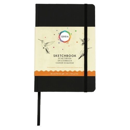 Qrea Tekenboek Qrea A5 80 vel 100gr