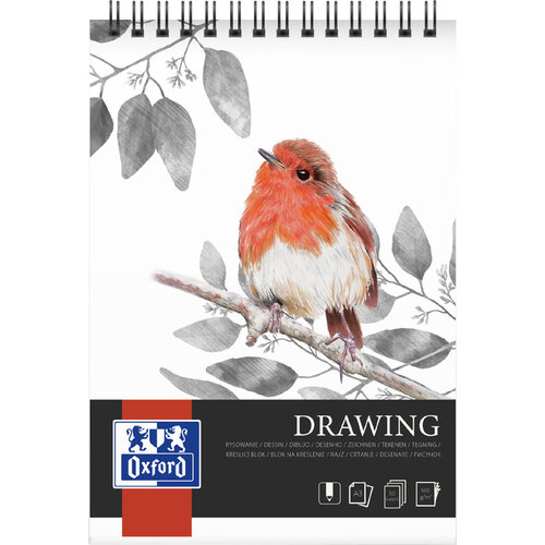 Oxford Bloc à dessin Oxford Drawing A3 spirale 30 feuilles 160g