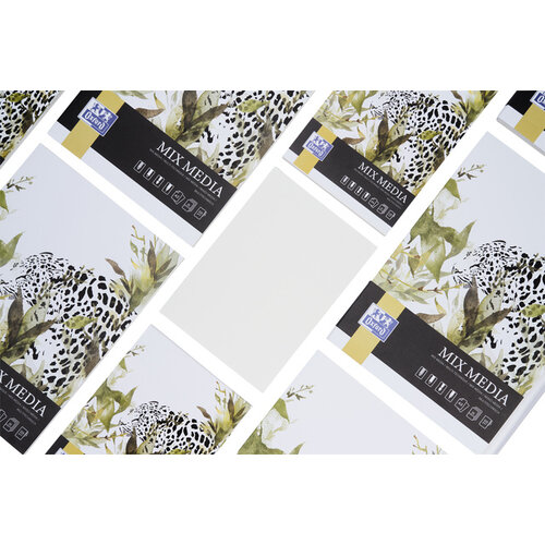 Oxford Tekenblok Oxford Mix Media A5 50 vel 225 gram
