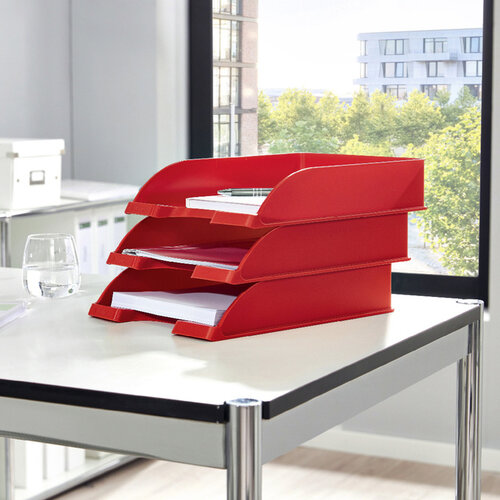 Leitz Brievenbak Leitz Wow A4 rood