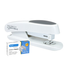 Agrafeuse Rapesco Germ-Savvy Less Effort ECO Sting Ray Antibactérien blanc