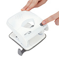 Rapesco Perforateur Rapesco Germ-Savvy Less Effort Eco X5-40ps Antibactérien 2 trous blanc