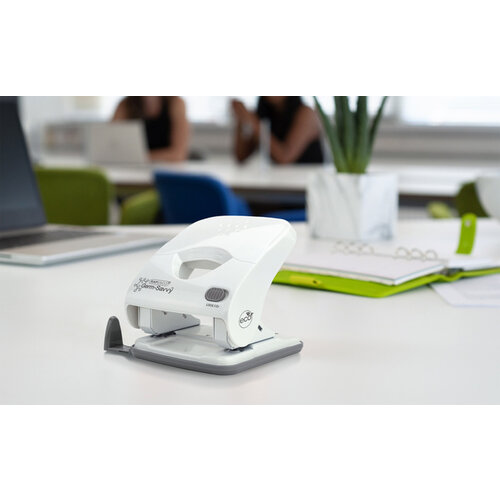 Rapesco Perforateur Rapesco Germ-Savvy Less Effort Eco X5-40ps Antibactérien 2 trous blanc