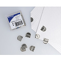 Westcott Attache-coins Westcott aluminium argenté boîte 100 pièces