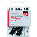 Quantore Mini pinces à linge Quantore 34mm assorti blister 15 pièces