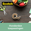 Scotch Plakband Scotch Magic 919 19mmx20m transparant + gerecyclede afroller