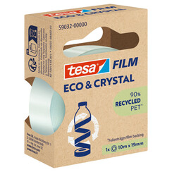 Plakband Tesa eco&crystal 59032 19mmx10m transparant blister