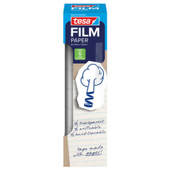 Ruban adhésif tesafilm papier 19mmx10m 8 rouleaux