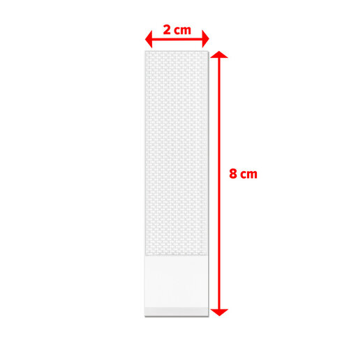 Tesa Adhésif tesa Powerstrips Click Medium 16 paires blanc