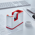 Leitz Dévidoir ruban adhésif Leitz WOW blanc/rouge