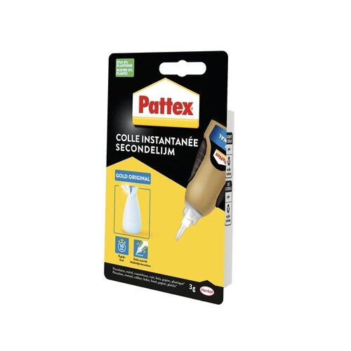 Pattex Colle instantanée Pattex Gold Original tube 3g blister