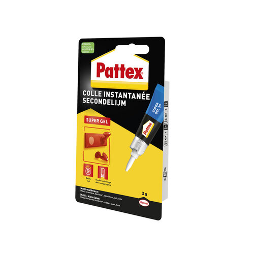 Pattex Colle seconde Pattex Super Gel tube 3g blister