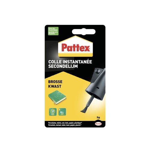 Pattex Colle seconde Pattex avec pinceau flacon 5g blister