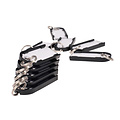 Pavo Porte-clés magnétique Pavo noir 10 pièces