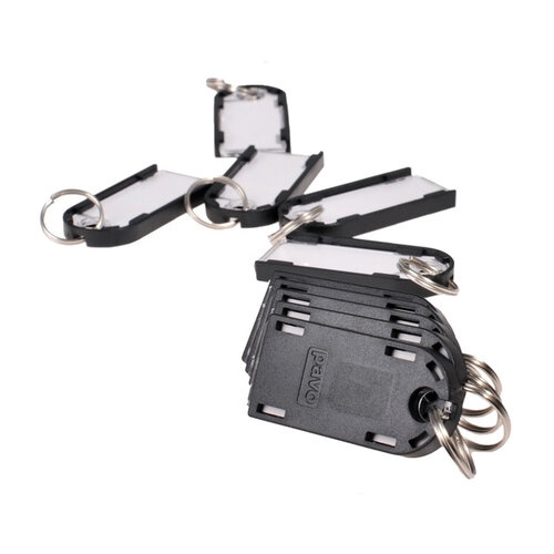Pavo Porte-clés magnétique Pavo noir 10 pièces