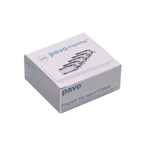 Pavo Porte-clés magnétique Pavo noir 10 pièces