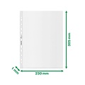 Leitz Showtas Leitz Recycle A4 11-gaats PP 0.10mm transparant 25 stuks