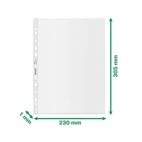 Leitz Showtas Leitz Recycle A4 11-gaats PP 0.10mm transparant 25 stuks