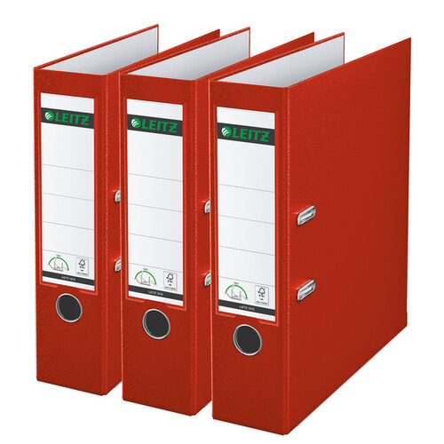 Leitz Classeur à levier Leitz 180° 1010 A4 80mm rouge 3 pièces
