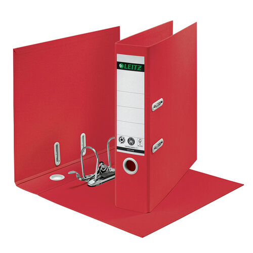 Leitz Ordner Leitz 180° Recycle 80 mm karton A4 rood
