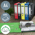 Leitz Classeur à levier Leitz 180° Recycle A4 80mm carton rouge