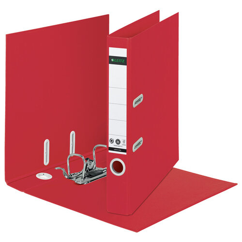 Leitz Classeur à levier Leitz 180° Recycle A4 55mm carton rouge