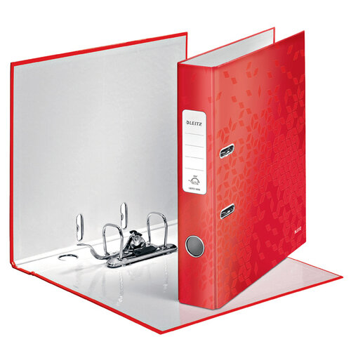 Leitz Ordner Leitz WOW 180 gelamineerd 50mm A4 rood
