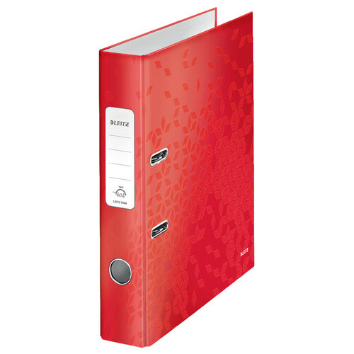 Leitz Ordner Leitz WOW 180 gelamineerd 50mm A4 rood