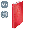 Leitz Classeur Leitz WOW A4 Maxi 2 anneaux méc-D 25mm rouge