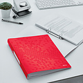 Leitz Classeur Leitz WOW A4 2 anneaux méc-O 25mm PP rouge