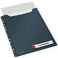 Leitz Insteekmap U-model Leitz Cosy harmonica A4 met perforatiestrip PP grijs
