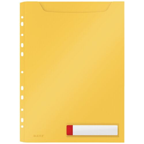 Leitz Pochette modèle U Leitz Cosy Harmonica A4 bande perforée PP jaune