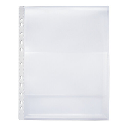 Oxford Showtas Oxford A4 PP 200µ glashelder met sluitklep 10 stuks