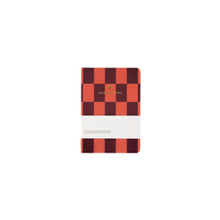 Carnet d'adresses A6 Checks rouge A Journal