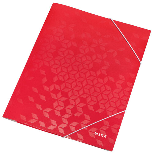 Leitz Elastomap Leitz WOW A4 3 kleppen rood