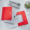 Leitz Elastomap Leitz WOW A4 3 kleppen PP rood