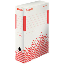 Boîte archives Esselte Speedbox 100x250x350mm blanc