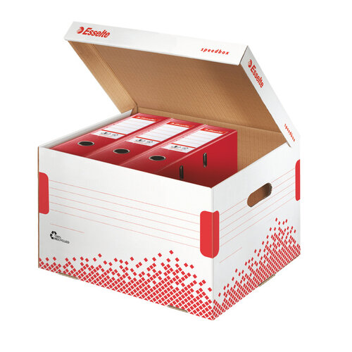 Esselte Conteneur Esselte Speedbox 392x301x334mm blanc