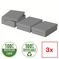 Esselte Boîte de rangement / cadeau Esselte Home Medium 265x100x260mm gris 3 pièces