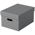 Esselte Boîte de rangement Esselte Home Medium 265x205x365mm gris 3 pièces