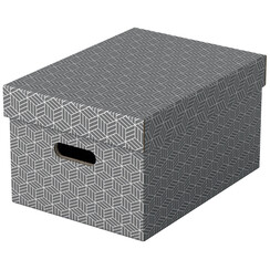 Boîte de rangement Esselte Home Medium 265x205x365mm gris 3 pièces