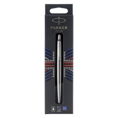 Balpen Parker Jotter stainless steel CT medium blister à 1 stuk