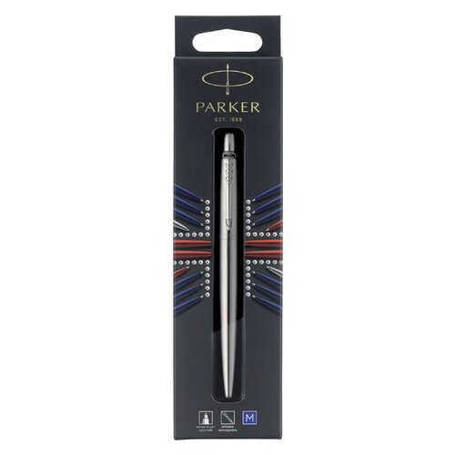 Parker Stylo bille Parker Jotter Stainless Steel CT Medium blister