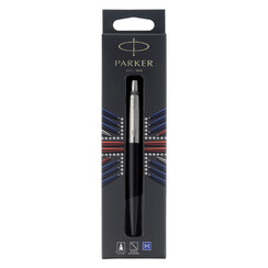 Balpen Parker Jotter Bond street black CT medium blister à 1 stuk