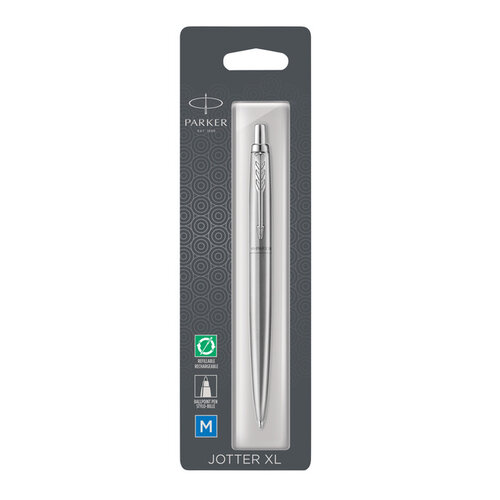 Parker Stylo bille Parker Jotter XL Monochrome Stainless Steel Medium