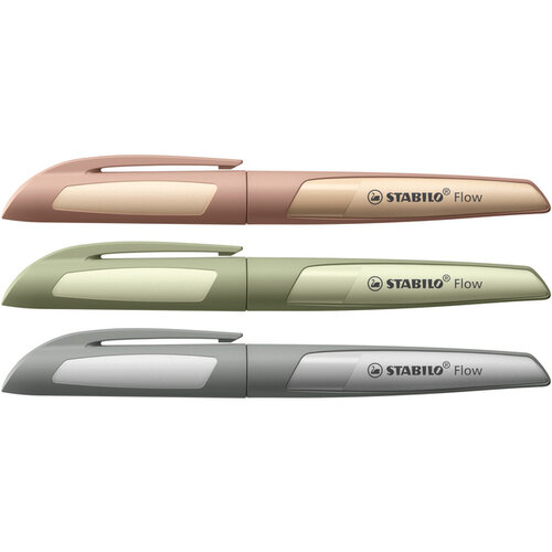 Stabilo Vulpen STABILO Flow medium grijs