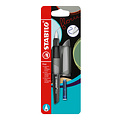 Stabilo Vulpen STABILO Flow medium grijs blister à 1 stuk