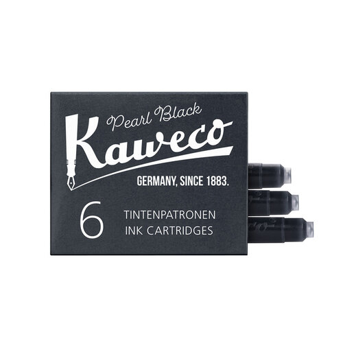 Kaweco Cartouche d'encre Kaweco noir boîte 6 pièces
