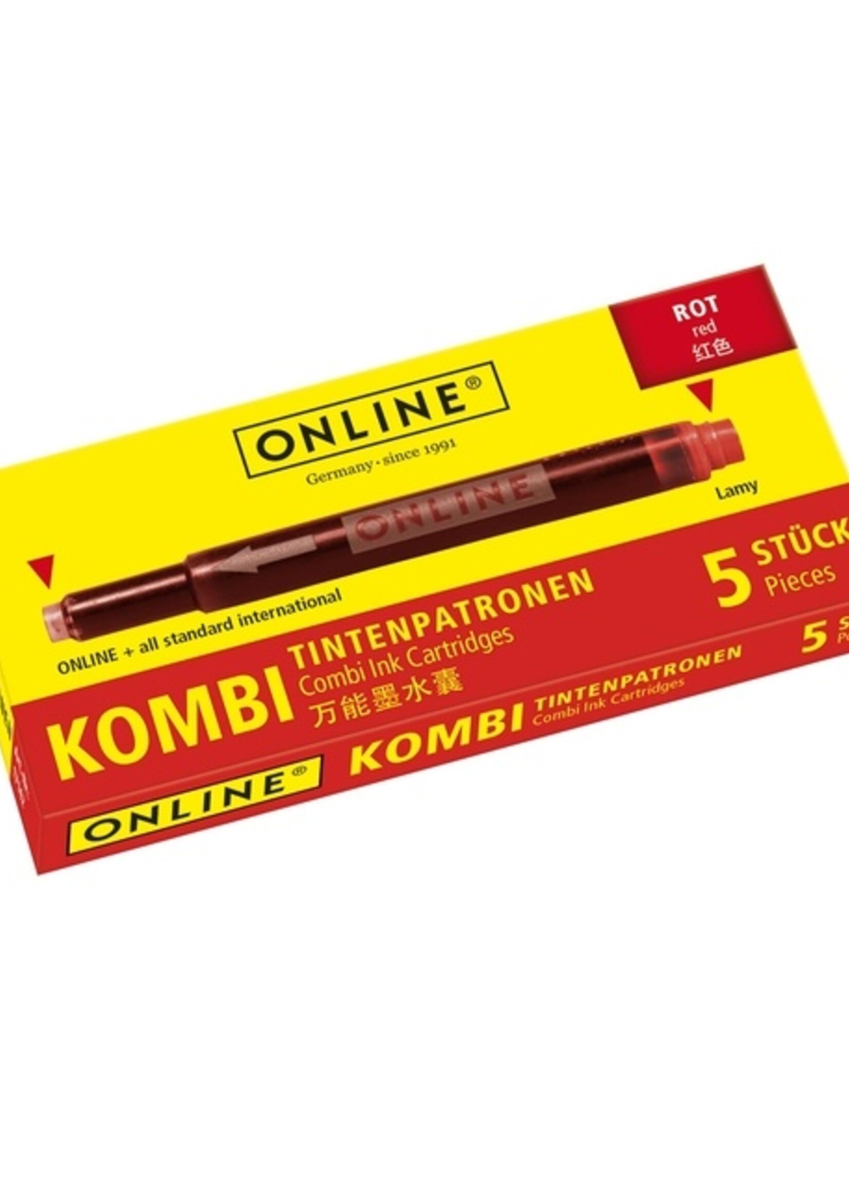 Online Inktpatroon Online Kombi rood doos à 5 stuks